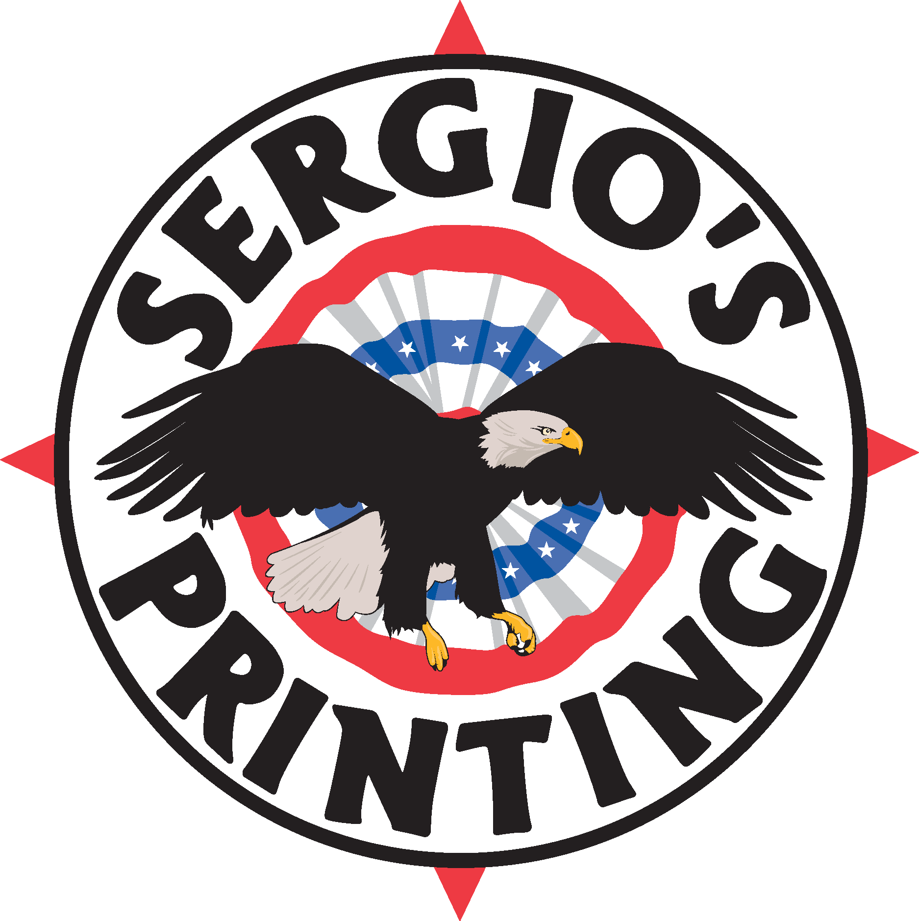 Sergio's Printing USA Logo Vector Logo